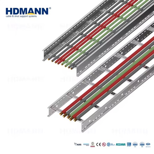 CE Heavy Duty Corrosion Resistant HDG Steel Metal Cable Ladder for Infrastructure and Industrial Support