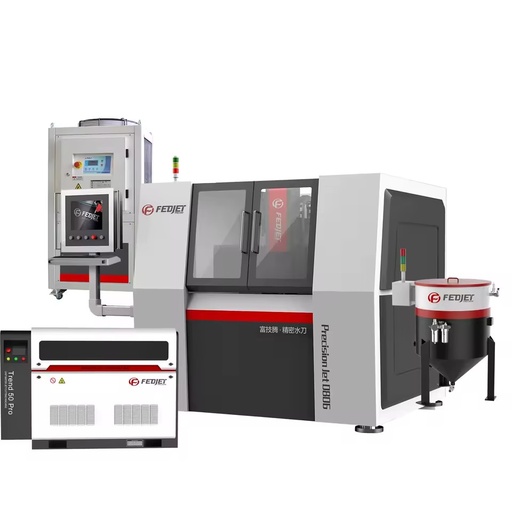 Fedjet Industrial 37KW/50HP Water Jet Cutters Metal Stainless Steel 3/5 Axis CNC Water Jet Cutting Machine
