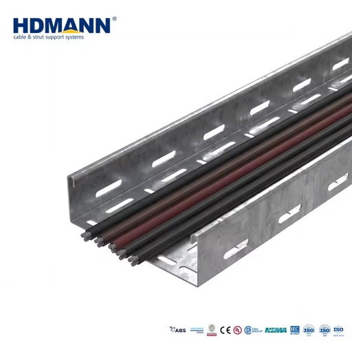 European Standard Industrial Hot-Dip Galvanized Perforated Cable Tray for Construction Applications