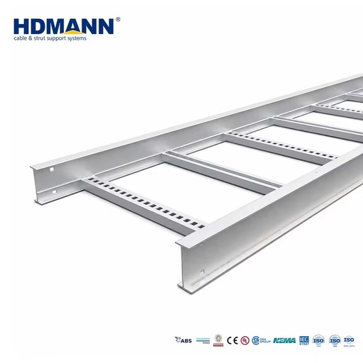 Outdoor Industrial Heavy Duty Cable Tray System Marine Standard Nema 20C Aluminum Cable Ladder