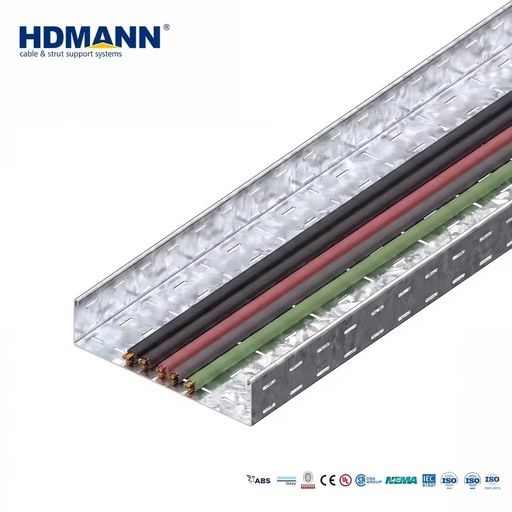 Custom Size ABS Certification Anti Corrosion Slotted Hot Dip Galvanized Hdg Perforated Cable Tray