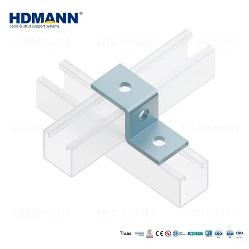 ABS CE BV Strut Channel Brackets and Cable Ladder Component HDG Steel 3-Hole Z- Support for 41 Channel for Tunnel Project