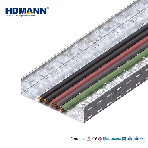 Wholesale Durable Corrosion Protection Perforated HDG Hot Dip Galvanized Steel Cable Tray for Cable Wire Management