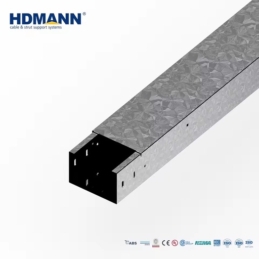 CE ISO Certified Heavy Duty Hot Dip Galvanized Carbon Steel Cable Trunking with Cover for Outdoor Industrial Project