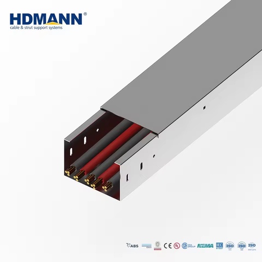 Certified Heavy Duty Pickled Passivated SS316 Stainless Steel Enclosed Cable Trunking for Food Processing
