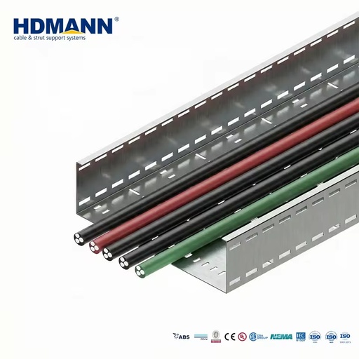 Marine Grade Anodized Heavy Duty Corrosion Resistant Cable Support Aluminum Cable Tray for Offshore Project