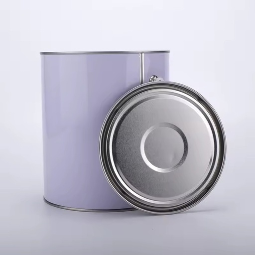 Multi-size TINPLATE Sealed Tin Pail Portable Container with OEM Logo and Custom Color for Chemical Storage (1L-20L)