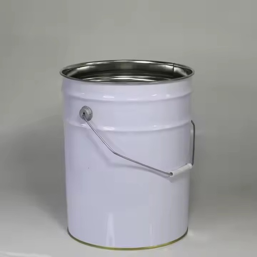 Custom Color Printed Tinplate 20L Metal Paint Pail 5 Gallon Bucket OEM Logo Shandong for East Africa Chemical Trader