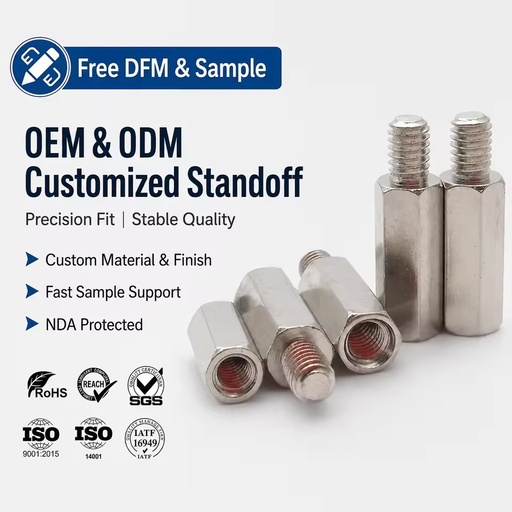 Stainless Steel PCB Standoff M1.6 M2 M2.5 M3 M4 M5 M6 M7 M8 M10 Hex Threaded Male Female Standoffs
