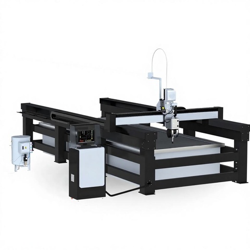 Heavy Duty G2060 5-Axis High-Accuracy Water Jet Cutting System Motor/Engine for Custom Metal Fabrication Stone Carving 3D