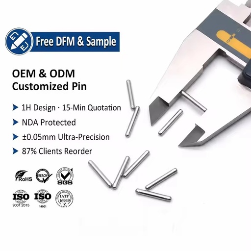 Manufacturers Custom Metal Round Dowels Pins Shafts Precision Stainless Steel Cylindrical Dowel Pin
