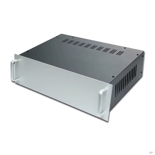 Custom Sheet Metal Fabrication Rack Mount Chassis Enclosure with Ventilation Slits Aluminum Steel OEM ODM Manufacturer