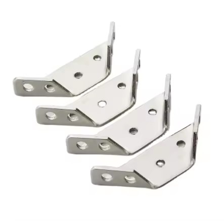 L-shaped Furniture Hardware Connector Accessories Stainless Steel Furniture Fitting Corner Bracket
