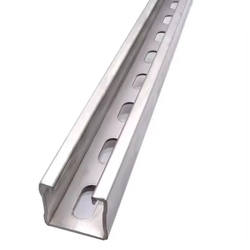 High Quality Q235 Stainless Steel C Channel Standard EN Slotted Unistrut Steel Channel with Cutting Service Quality Guaranteed