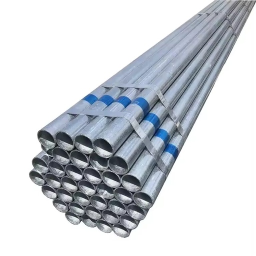 High Quality Galvanized Steel Pipe 25*25mm40*40mm Galvanized Steel Round Tube Gi Pipe for Greenhouse Agricultural