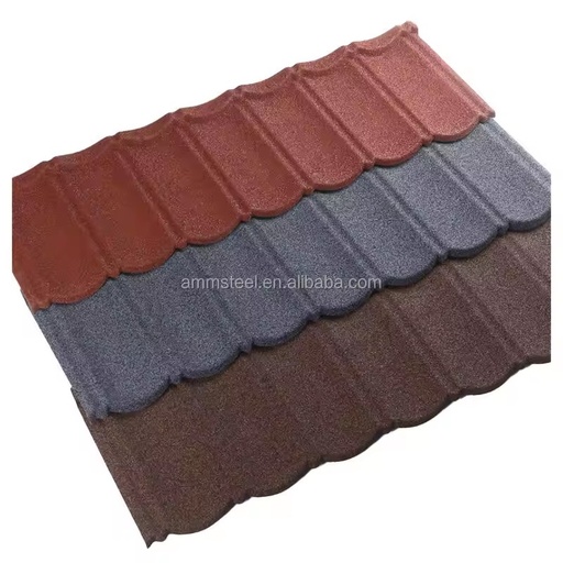 New Sunlight Light Weight Shingle Color Stone Coated Metal Roofing Tiles for House Building roof tile