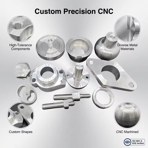 OEM Custom Stainless Steel Aluminum Metal Aviation Accessories Part Anodized CNC Machining Service
