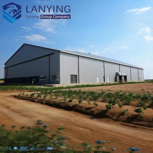 Customized Steel Structure Workshop Shopping Mall Building Light Steel Structure Cold Storage Prefabricated Warehouse