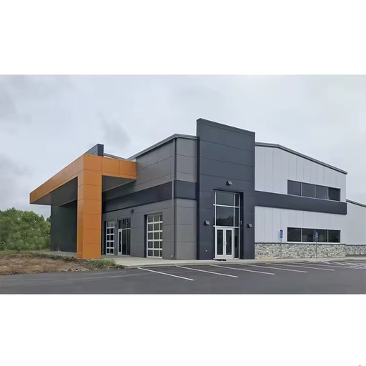 Steel Structure Custom Designed New Model Workshop Garage Prefabricated Warehouse Building