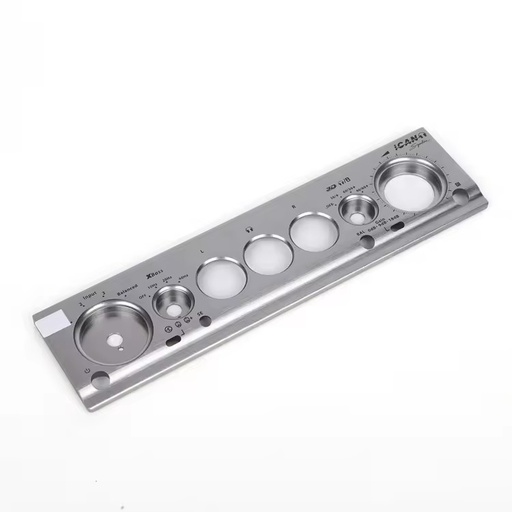 Custom Cnc Amplifier Front Panel Aluminum Face Plate Aluminum Front Panel Nameplate Decoration Ring