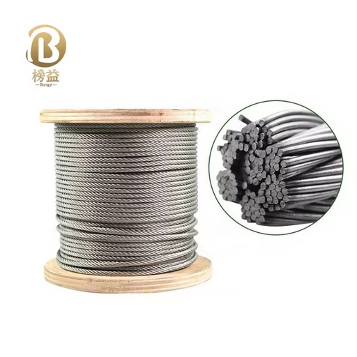 Cableways Stainless Steel Rope 7X7 Wire Rope 304 316 Stainless Steel Cable 7x19 5mm 6mm 8mm 10mm
