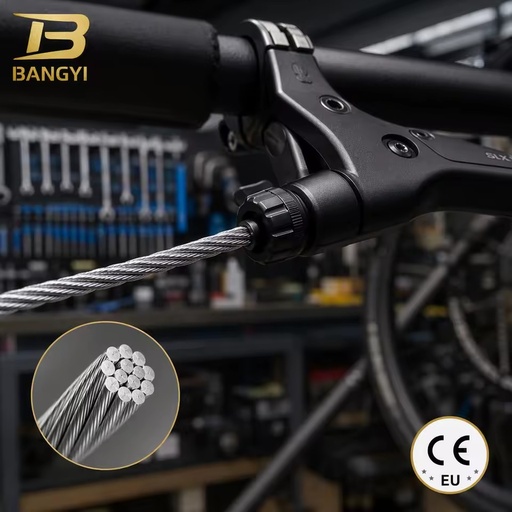 1.5mm Galvanized Steel Wire Rope Bicycle Brake Inner Cable Smooth Pull for MTB Road Bike and E-Bike