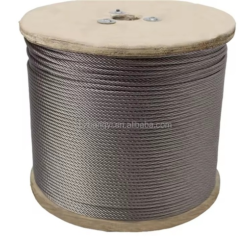 Factory Direct Sale 304 316 Stainless Steel Wire Rope Wire Rope 1.2mm 1.5mm 2.0mm 2.5mm 3.0mm Stainless Steel Cable