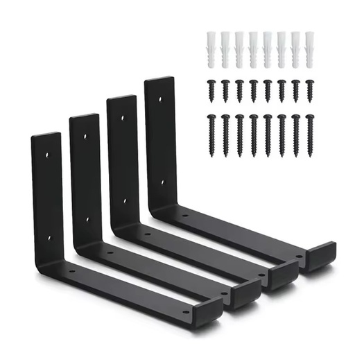 Custom Manufacture Heavy Duty Metal Floating Wall Shelves Support Shelf Bracket