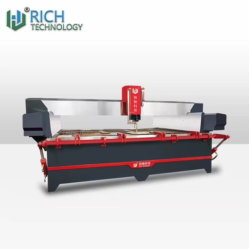 Supplier RICH 5 Axis Waterjet for Metal Cnc Water Jet Cutter Laser Cutting Machine