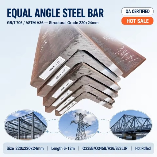 Equal Angle Bar L Profile Steel Unequal Angle Steel Q235B Q355B A36 S235JR S355JR SS400 S275JR 20x20 40x40 60x60 80x80 100x100