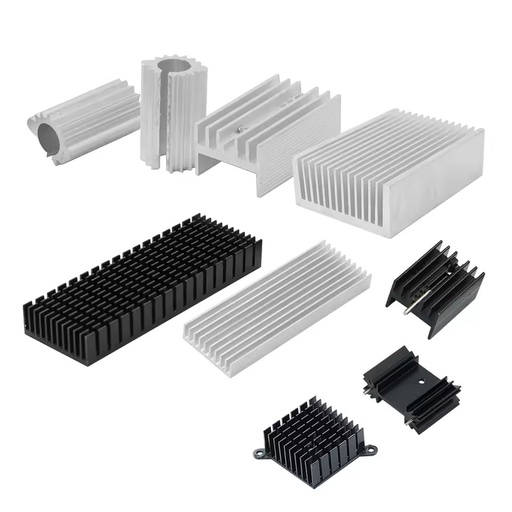 Manufacturer Custom CNC 6063 Alloy Profile CPU LED Extruded Aluminum Heat Sink