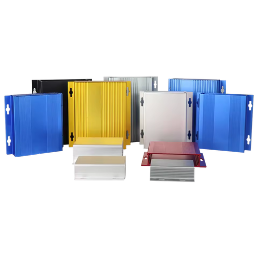 SZOMK AK-C-A02 OEM ODM Customized Wall Mounted Electronic Housing Extruded Aluminum Enclosures Metal Junction Box