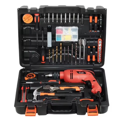 Factory Direct 110Pcs Drill Hardware Tool Set Household Electrician Tool Kit Impact Drill Combination Set