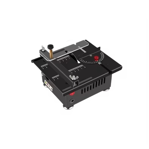 Electric Mini Precision Compact Portable Woodworking Sliding Table Saw 63mm Blade 30mm Max Depth Multi-functional Cutting