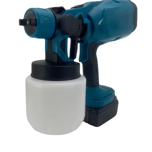 Cordless Electric Paint Sprayer, Lithium Battery Powered High Atomization Spray Gun for Latex Paint & Water-Based Paint