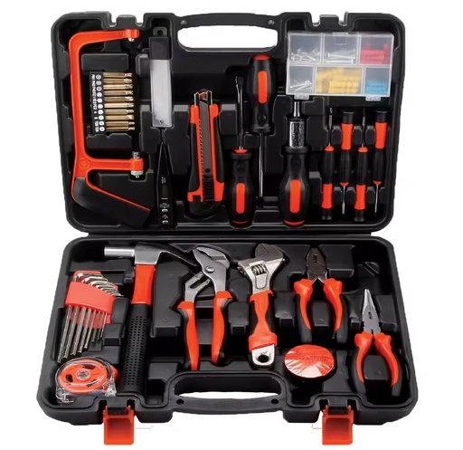 Factory Direct 100Pcs Hard Case Household Tool Set OEM Electrician Woodworking Repair Hand Tool Kit