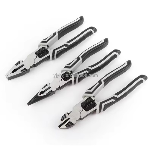 Industrial 9inch Multi-functional Chrome Vanadium Steel Wire Combination Pliers Labor-saving Long Nose Pliers Wire Cutters