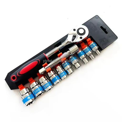 12-in-1 Multi-functional Automotive Repair Tools Set Quick Socket Wrench in CR-V OEM Customizable On-Board Hardware Box