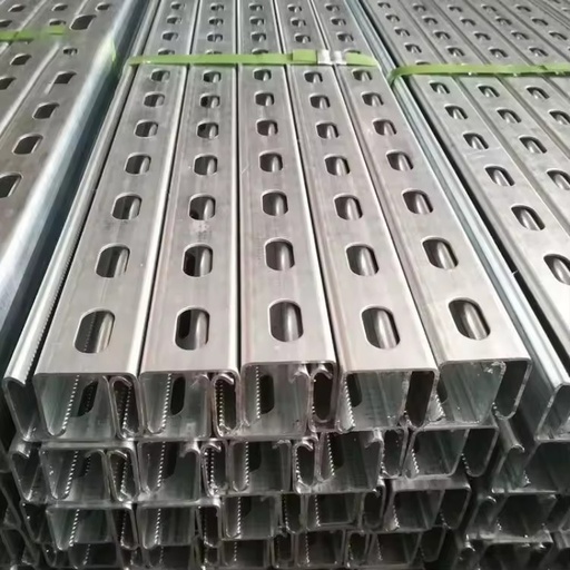 Low Price Cold Formed Perforated Galvanized c Channel Steel Purlin for Roof