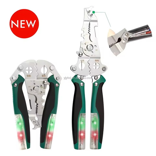 2026 New Design Multi-functional Hook Knife Foldable Wire Stripper Multifunction Pliers Nail Cutter Wire Cutter for Electrician
