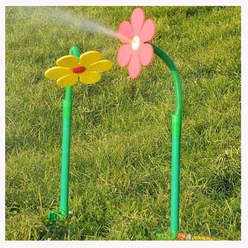 Flower Sprinkler With Plastic Spike Water Sprinkler,Dancing Daisy Yard Lawn Watering Sprinkler Sprayer Nozzle Garden Irrigation