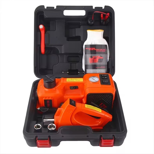 Hot Sell 5 Ton 12V Electric Hydraulic Car Jack and Impact Wrench Car Emergency Tools Vehicle Emergency Repair Tool Set