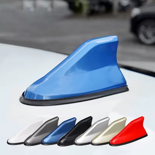 Universal Multi-Color Options Roof Decorative Waterproof ABS Plastic Silicone Ring Shark Fin Antenna Strong Adhesive for Car