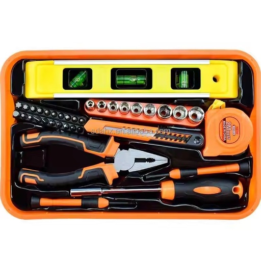 Big Walrus Produced Professional Workshop Garage Home 6pc Tool Kit Hard Case OEM Tool Box Cabinet Ratchet Sleeve Bit Rod Set #45