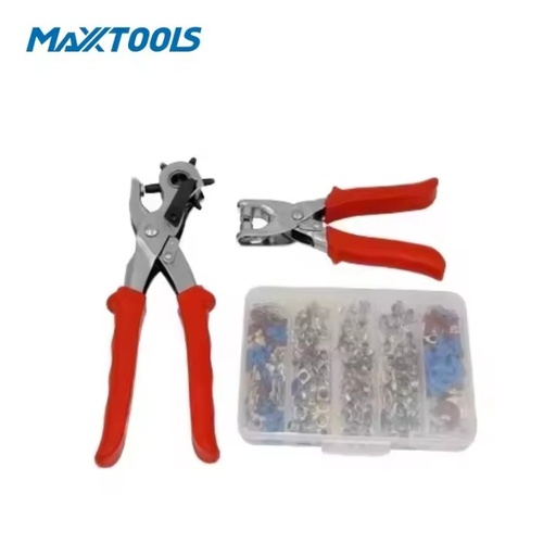 Industrial 9.6 Inch Punch Pliers Eyelet Pliers Heavy Duty Leather Hole Punch Tool for Belt Craft DIY Workshop Repair Hand Tool