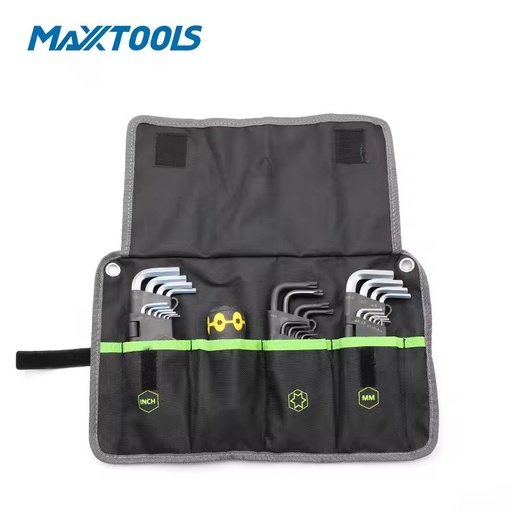 OEM 9PCS CR-V Metric Folding Allen Key Set Portable Hex Key Wrench Set Compact Foldable Hex Wrench for Bike Repair