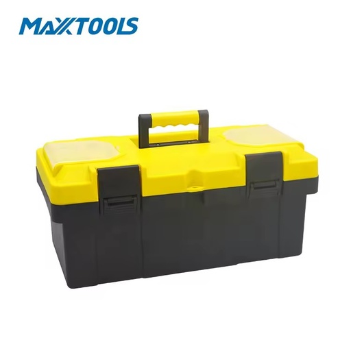 Heavy Duty Waterproof Dustproof PP Tool Box with Removable Tray Portable Workshop Tool Storage Organizer Case