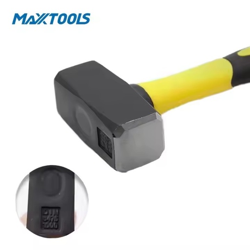 OEM Geological Rock Pick Hammer Geologist Rock Hammer Mining Tool Geological Survey Prospecting Hammer with Fiberglass Handle