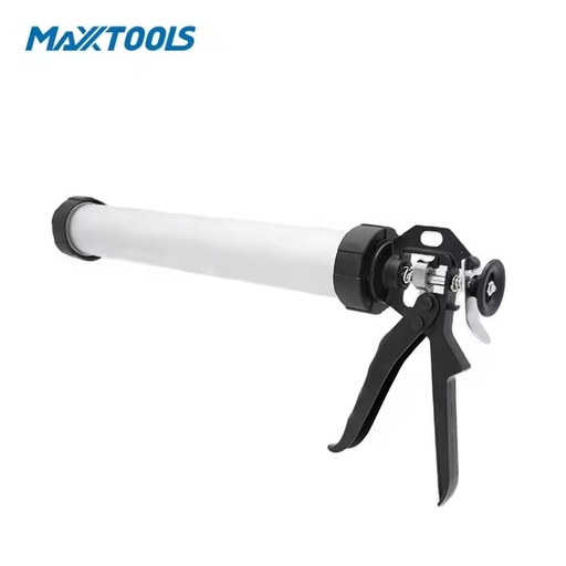600ml Aluminum Barrel DIY Power Caulking Gun Handle Type Manual Silicone Sealant Plastic Soft Glue for Construction Paint Spray