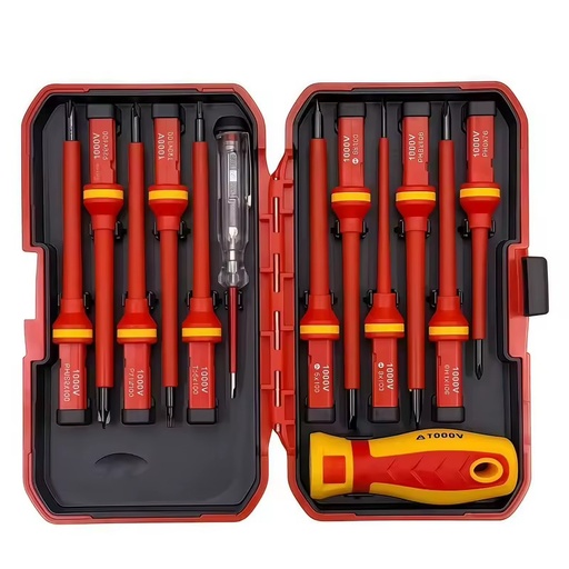 Hot Selling 13-In-1 Insulated High Voltage Resistant Electrician Professional Repair Tool Set Multifunctional Screwdriver Set